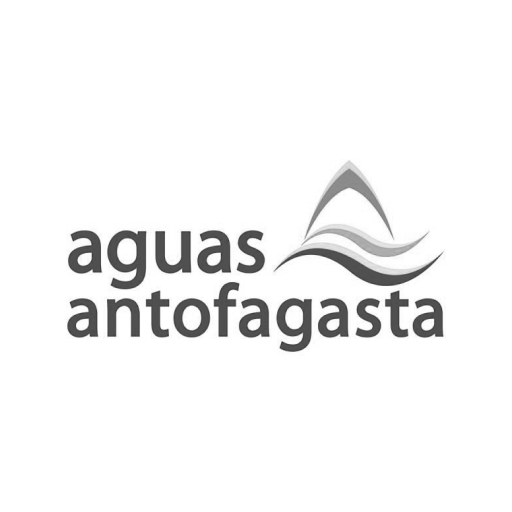  Logo de Aguas Antofagasta en escala de grises